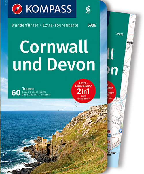 KOMPASS Wanderführer Cornwall und Devon, 60 Touren mit Extra-Tourenkarte