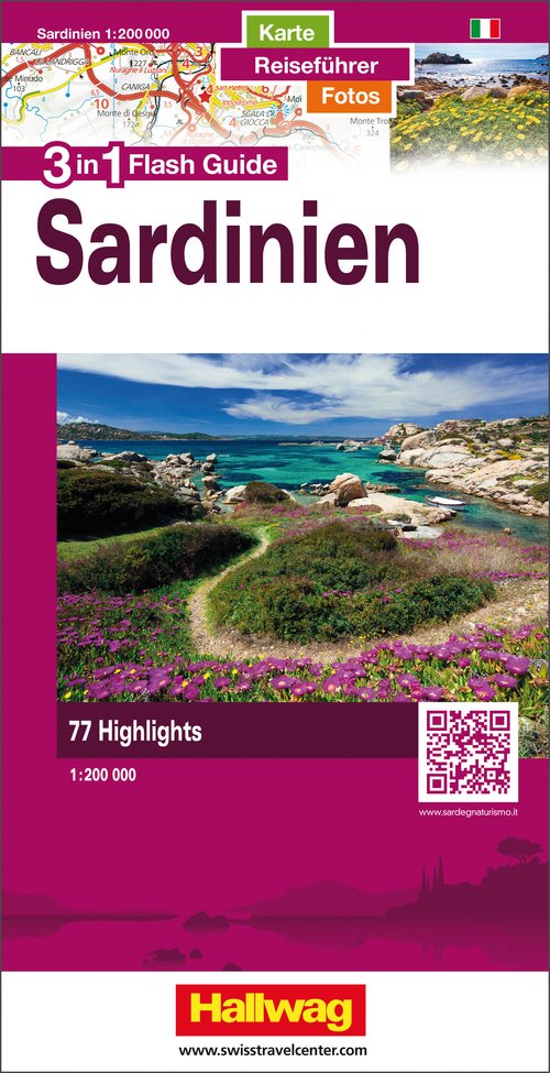 Italien, Sardinien, Flash Guide 1:200'000