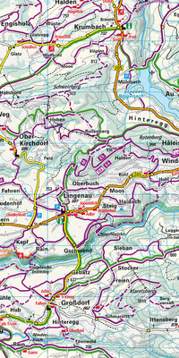 Österreich, Bregenzerwald, Nr. 1, Outdoorkarte 1:35'000