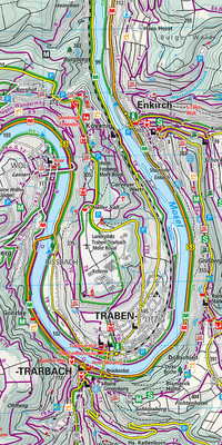 Mittelmosel - Trier bis Zell, Nr. 22, Outdoorkarte 1:35'000