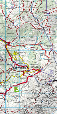 09 Appenzell - Säntis / St. Gallen 1:40 000