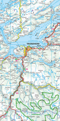 Norwegen, Strassenkarte 1:750'000