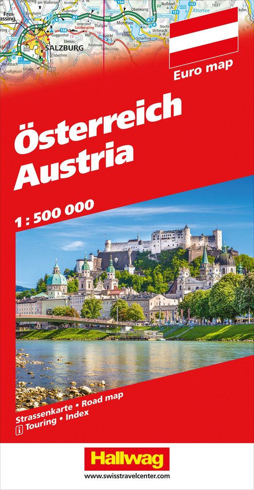 Autriche Carte routière 1:500 000