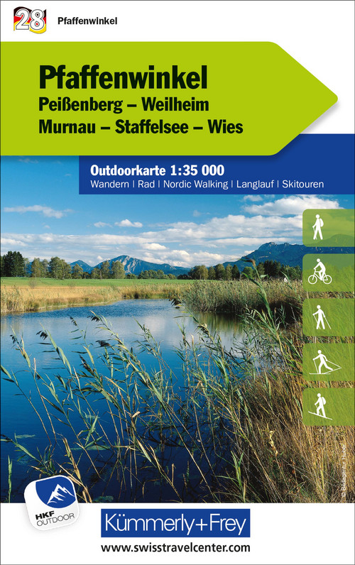 Germany, Pfaffenwinkel, Nr. 28, Outdoor map 1:35'000