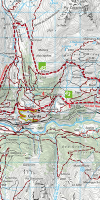 24 Unterengadin / Scuol - Samnaun 1:40 000