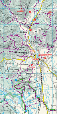 France, Vosges - Ballon d'Alsace, Nr. 3, Outdoor map 1:35'000