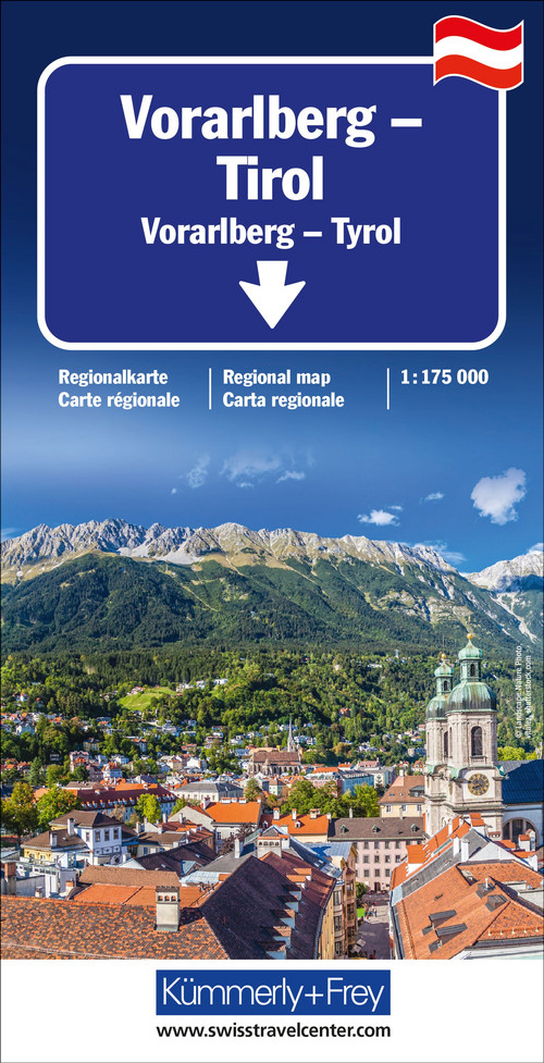 Vorarlberg - Tirol - Regionalkarte 1: 175 000