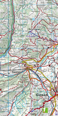 29 Simmental / Gruyère - Gstaad 1:40 000