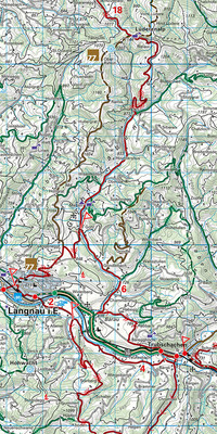 Switzerland, Emmental, Nr. 16, cycling map 1:60'000