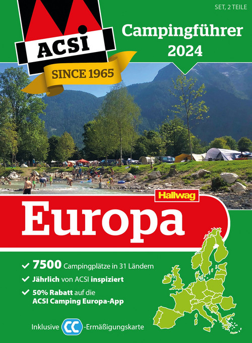 Europa 2024, Campingführer ACSI