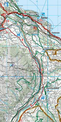 Schweiz, Berner Oberland, Nr. 16, Velokarte 1:60'000