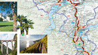 Switzerland, Road map, Grand Tour of Switzerland Touring map 1:275'000