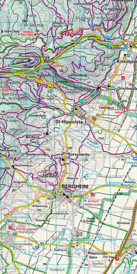 Frankreich, Elsass - Colmar - Sélestat, Nr. 5, Outdoorkarte 1:50'000