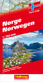 Norwegen Strassenkarte