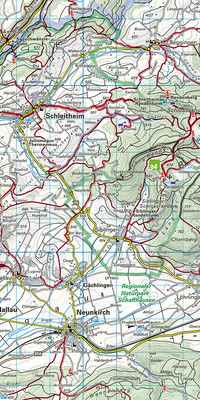 Schweiz, Schaffhausen - Winterthur, Nr. 01, Wanderkarte 1:60'000