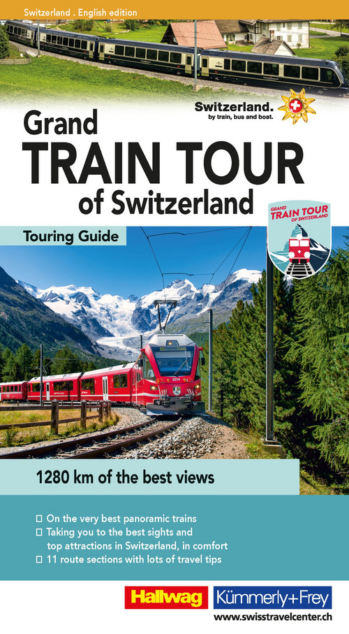 Hallwag Guide Grand Train Tour of Switzerland, english edition