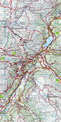 Schweiz, Davos - Arosa, Nr. 13, Wanderkarte 1:60'000