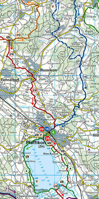 Zürcher Oberland Nr. 01 Touren-Wanderkarte 1:50 000