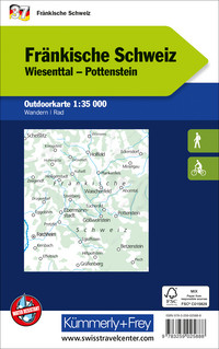 Deutschland, Fränkische Schweiz, Nr. 37, Outdoorkarte 1:35'000