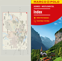 MARCO POLO Regionalkarte Schweiz 01 - westlicher Teil 1:200.000