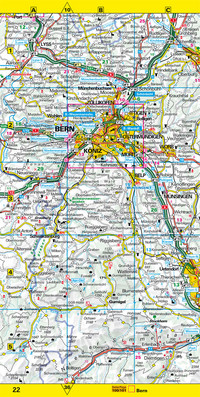 Switzerland, Touring Road atlas 1:250'000