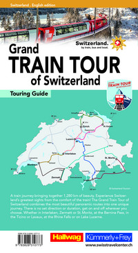 Hallwag Reiseführer Grand Train Tour of Switzerland, englische Ausgabe