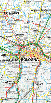 Italie, Emilia Romagna, Nr. 7, Carte routière 1:200'000