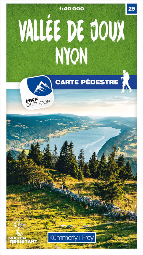 25 Vallée de Joux - Nyon 1:40 000