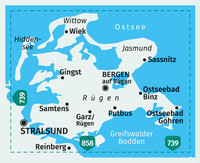 KOMPASS Wanderkarte 737 Rügen 1:50.000