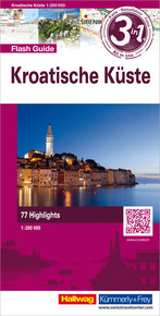 Kroatische Küste 1:200 000 Flash Guide  d/e
