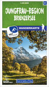 Schweiz, Jungfrau-Region, Brienzersee Nr. 31, Wanderkarte 1:40'000