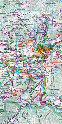 Deutschland, Oberstdorf Kleinwalsertal, Nr. 1, Outdoorkarte 1:35'000