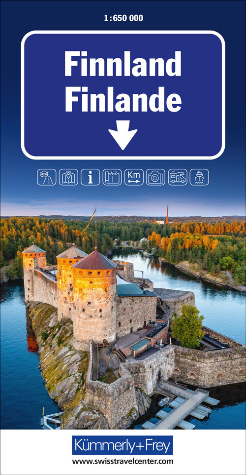 Finnland, Strassenkarte 1:650000